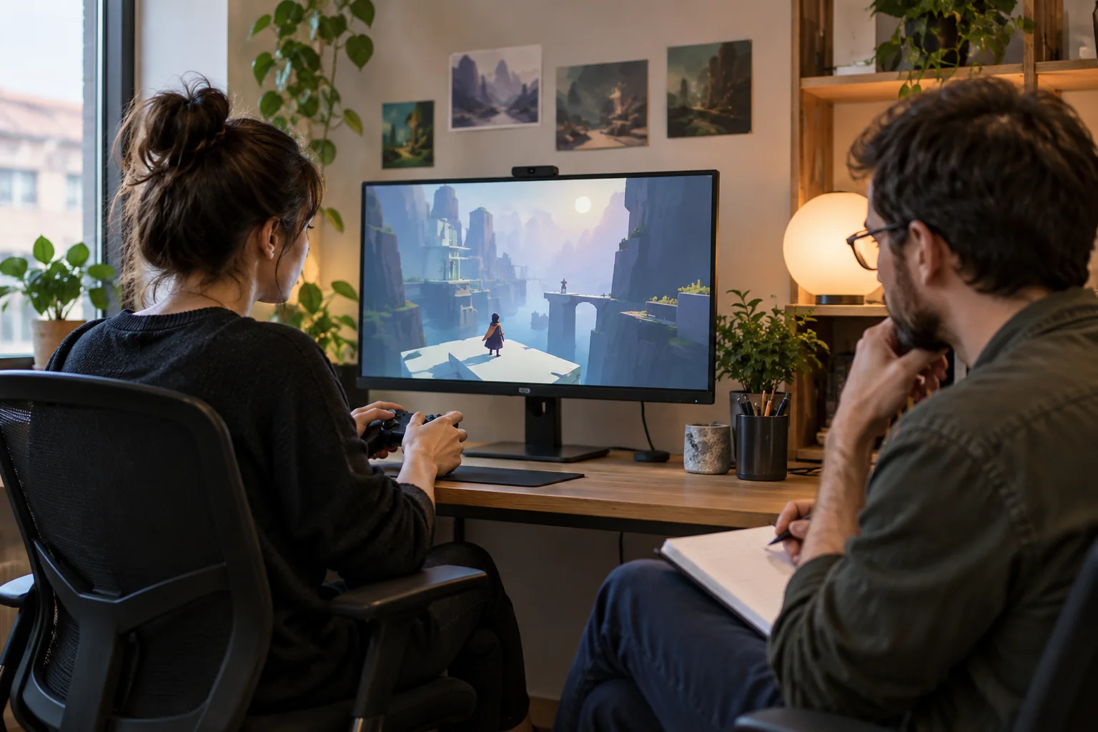 Materiais e preparação de uma experiência de jogo